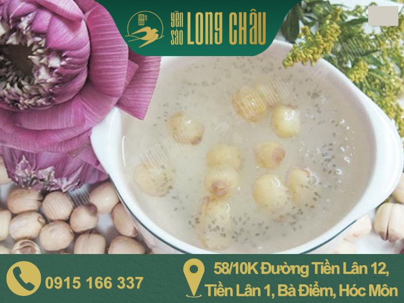 hình yến hạt sen và chữ