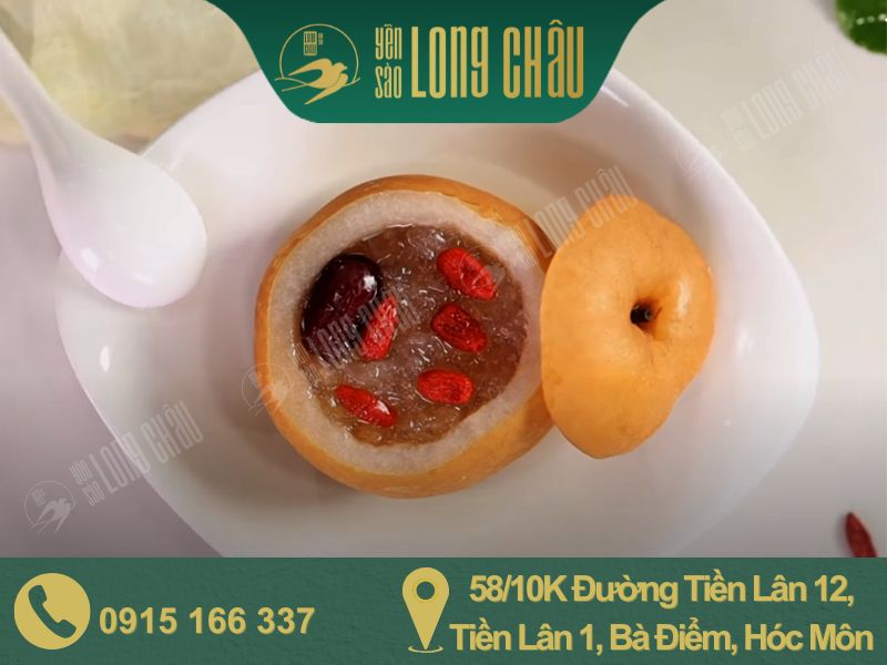 hình yến chưng lê và chữ