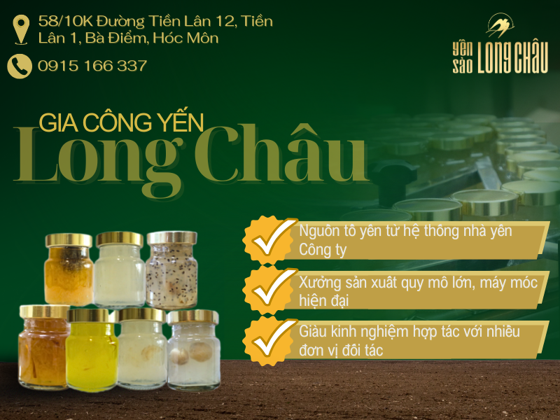 gia công yến