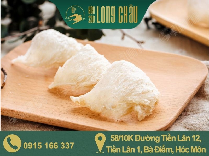 Hình ảnh tổ yến và chữ