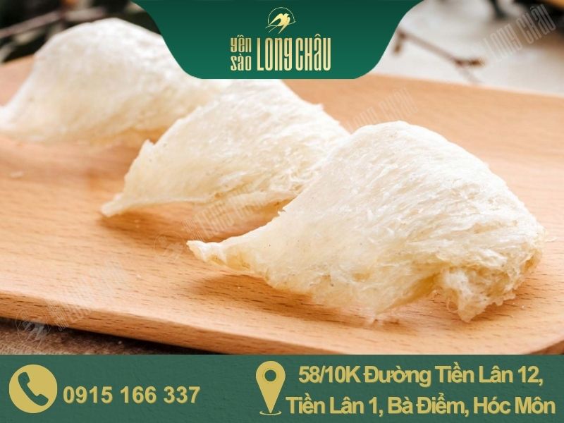 Hình ảnh tổ yến và chữ