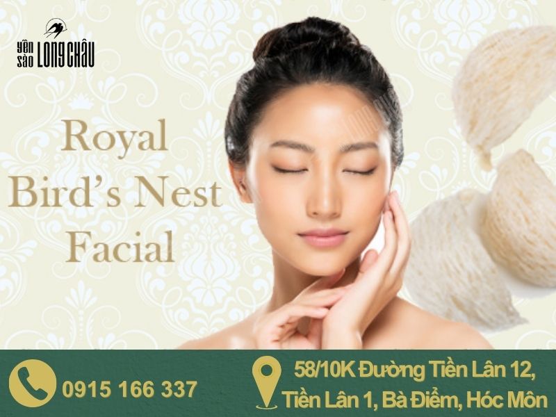 Hình ảnh tổ yến, người phụ nữ và chữ